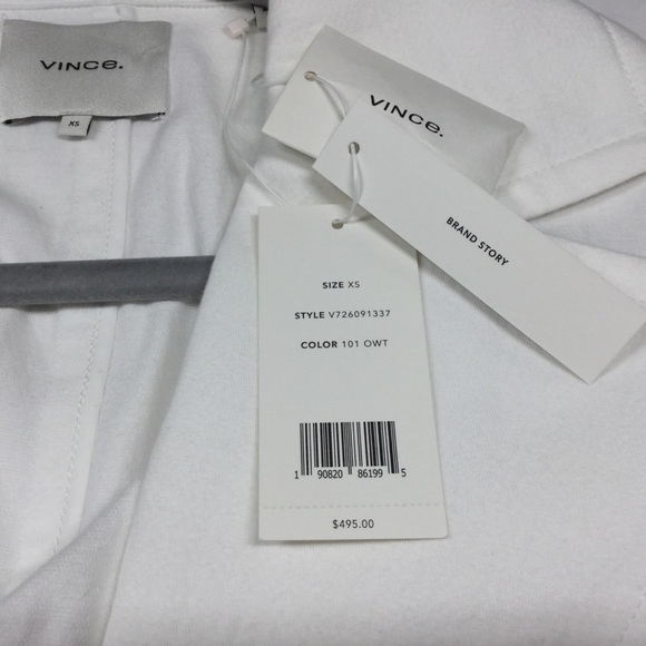 Vince Belted White Jacket - Picture 4 of 10